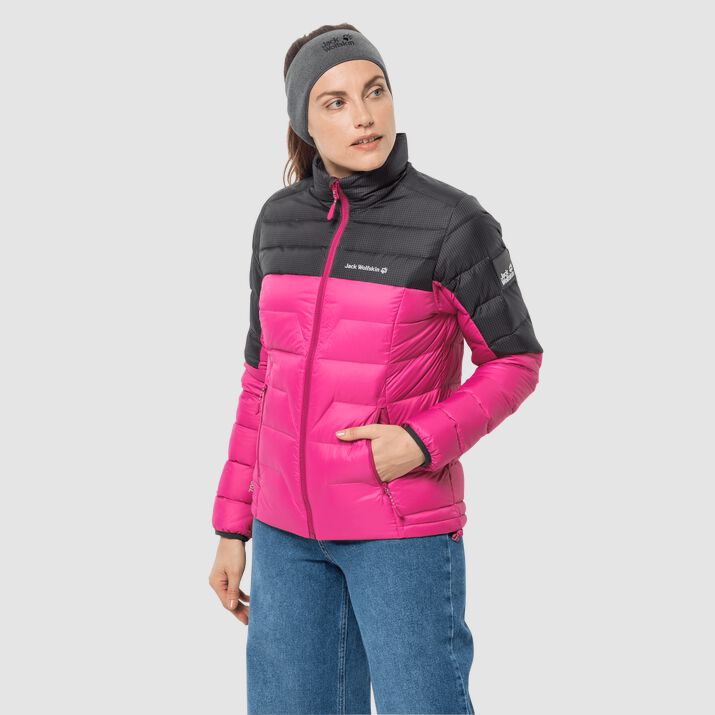 Jack Wolfskin Womens Dna Tundra Down Jacket Pink 576891NDI